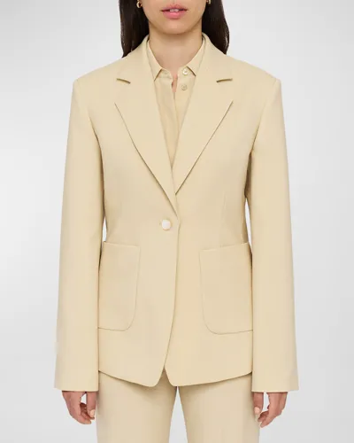 Joseph Glenview Tailored Single-button Jacket In Neutrals