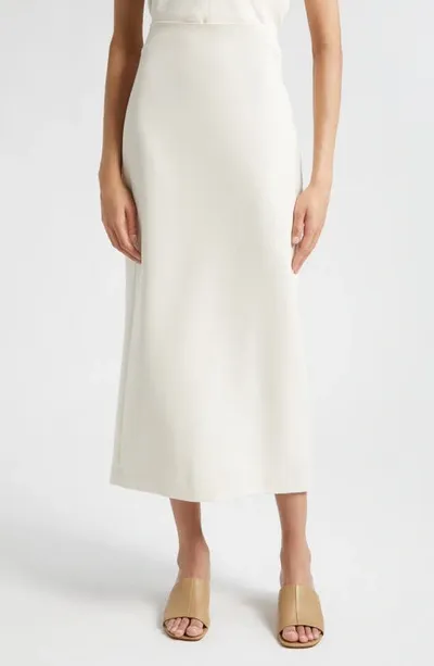 Vince Lean Maxi Pencil Skirt In Off White