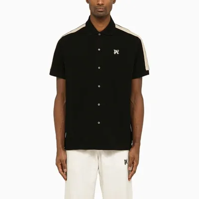 Palm Angels Monogram Shirt In Black