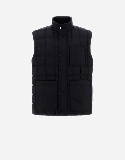 Herno Padded Ecoage Sleeveless Jacket In Black