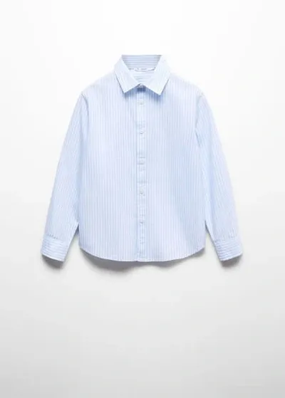 Mango Kids' Shirt Sky Blue