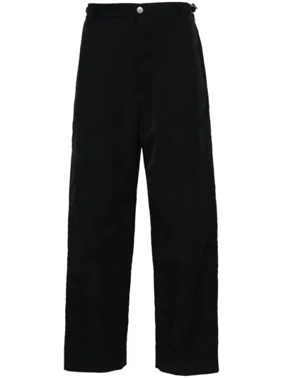 Jacquemus Black Jean Straight-leg Cotton Trousers