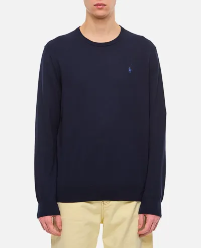 Polo Ralph Lauren Cotton Sweater In Blue