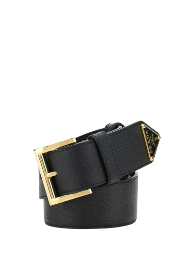 Prada Belt In Nero