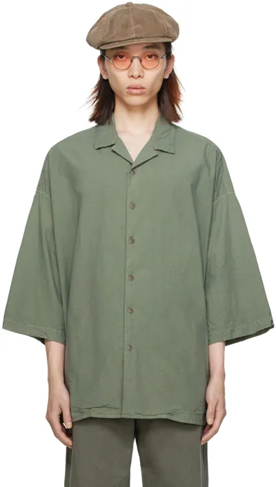 Casey Casey Khaki April Shirt In Badkhaki