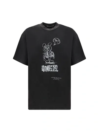 Domrebel T-shirts In Faded Black