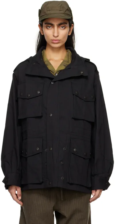 Needles Black Field Coat In B-black