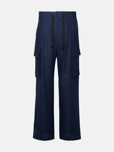 Dolce & Gabbana Pantalone Cargo In Blue