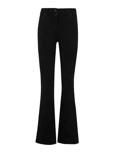 Mugler Mid-rise Flared-leg Jeans In Black