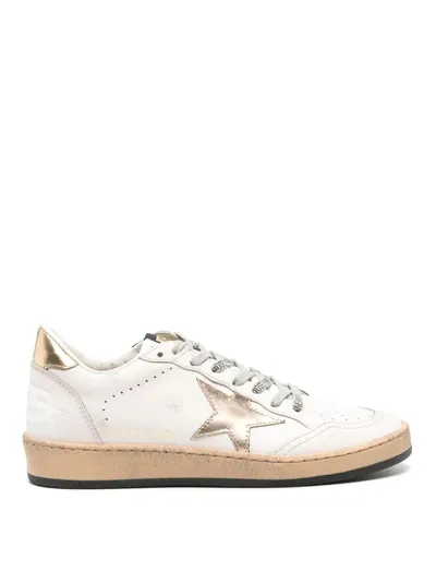 Golden Goose Ballstar Sneakers In White