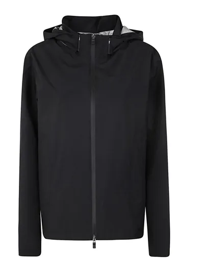 Herno Paclite Bomber Jacket Clothing In Black