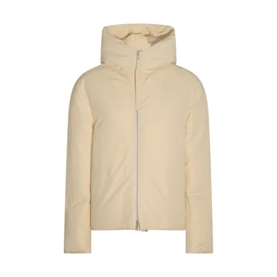 Jil Sander Down Jacket In Neutrals