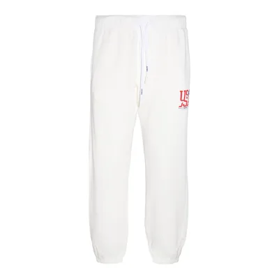 Autry Logo-print Drawstring Track Pants In White