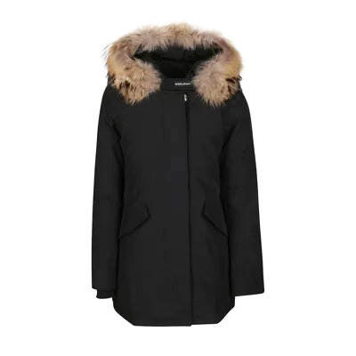 Woolrich Black Puffer Arctic Parka Down Jacket