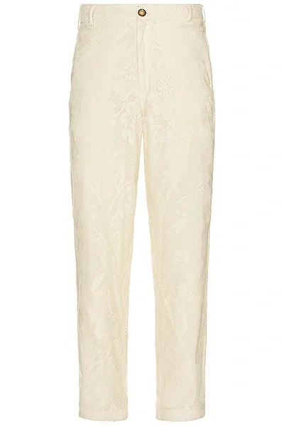 Harago Lace Pants In Off White