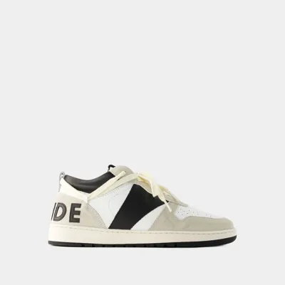 Rhude Sneakers Rhecess Low -  - Cuir - Blanc/noir In White