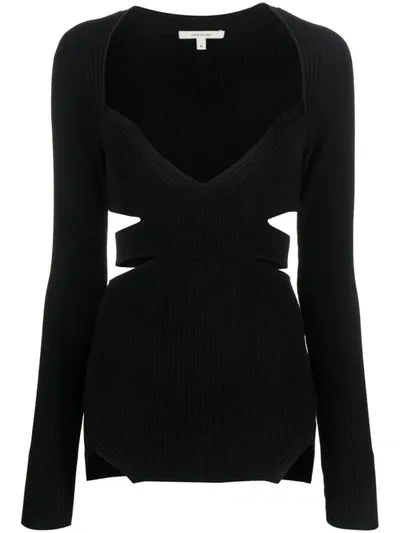 Nensi Dojaka Cut-out Sweater In Black