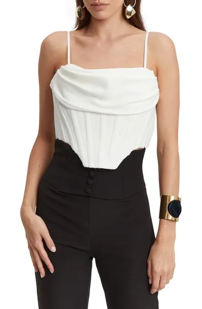 Bardot Jocosa Corset Top In White