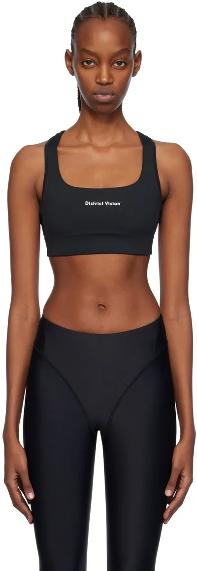 District Vision Black Citta Sport Bra