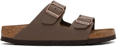 Birkenstock Arizona Birko Flor Dark Brown Sandals