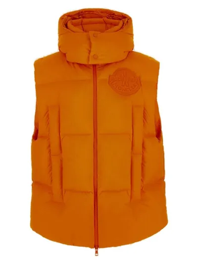 Moncler Genius Moncler X Roc Nation By Jay-z Zip-up Gilet In Orange