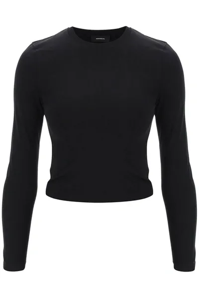 Wardrobe.nyc Long-sleeved T-shirt In Black