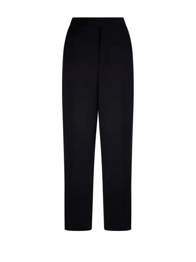 Ami Alexandre Mattiussi Ami Paris High Waist Straight Leg Pants In Black