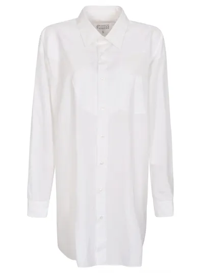 Maison Margiela Oversize Plain Shirt In White