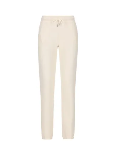 Loro Piana Knitted Track Pants In White