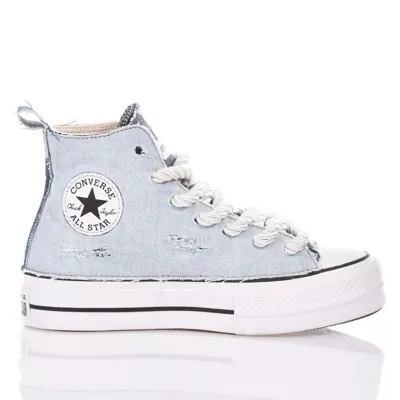 Mimanera Blue Denim Converse Platform