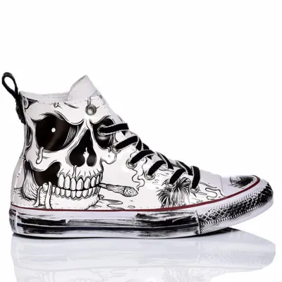 Mimanera Converse Brain Skull In White