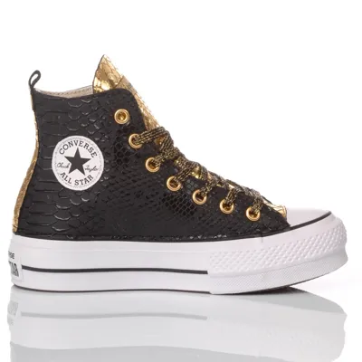 Mimanera Converse Platform Snake Black Gold