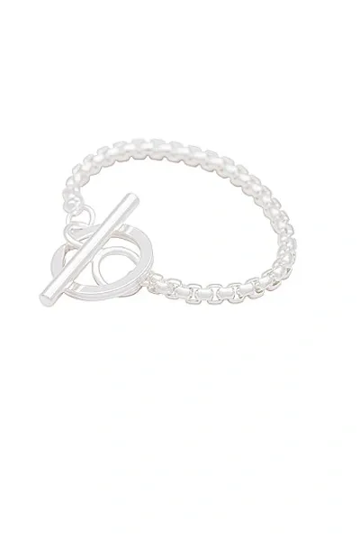 Martine Ali Silver Coated Oda Baby Boxer Bracelet