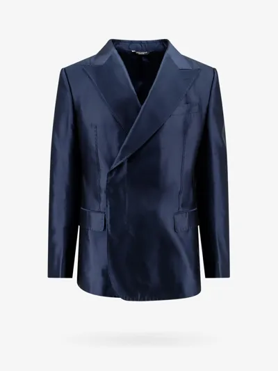 Dolce & Gabbana Blazer In Blue