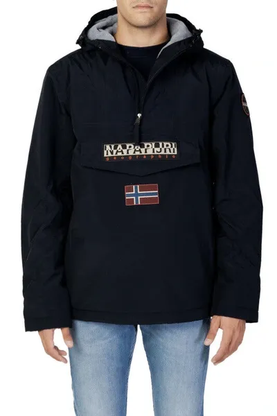 Pre-owned Napapijri Jacke  329375 Gr S M L Xl Xxl+ Winterjacke Steppjacke Kapuze Warm In Schwarz