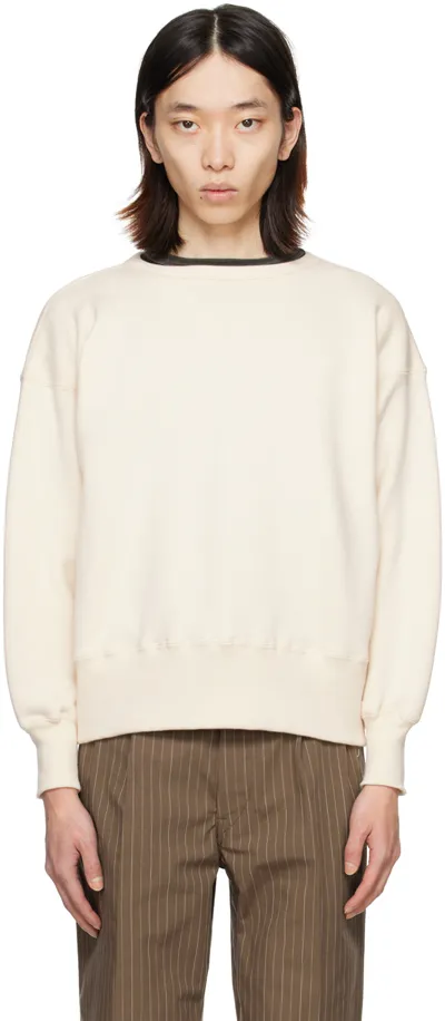 Taiga Takahashi Off-white Lot. 603 Sweatshirt In Ivory