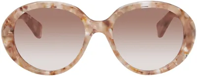 Chloé Multicolor Gayia Sunglasses In 005 Pink