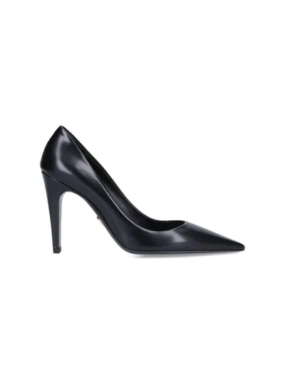 Prada Leather Pumps In Black