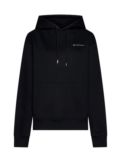 Jacquemus Fleece In Black