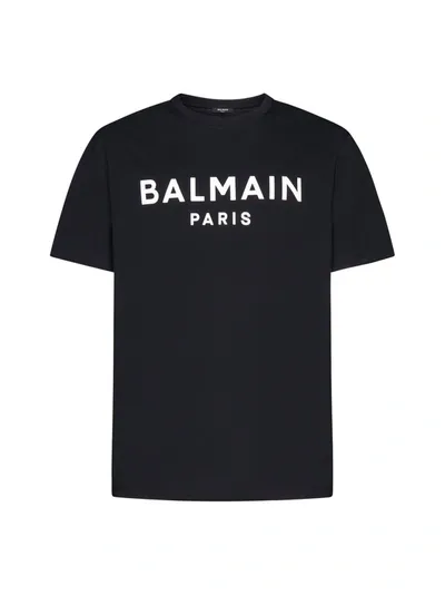 Balmain Black T-shirt With Logo