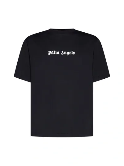 Palm Angels Classic Logo T-shirt In Black