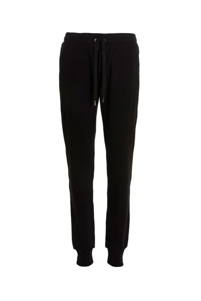 Dolce & Gabbana Techno Nylon Track Pants In Black