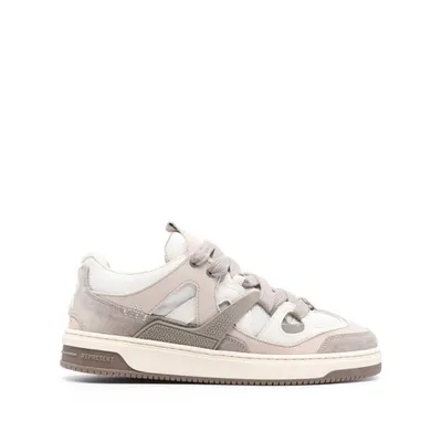 Represent Bully Leather Sneakers In Neutrals