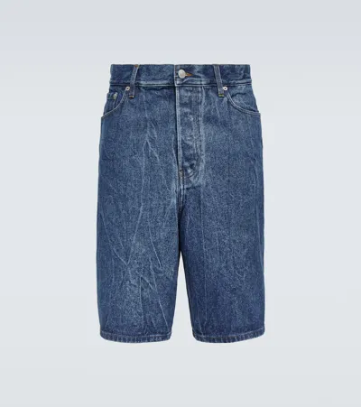 Dries Van Noten Denim Shorts In Blue