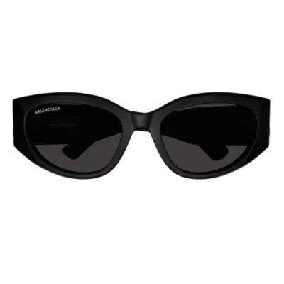 Balenciaga Eyewear Round In Black