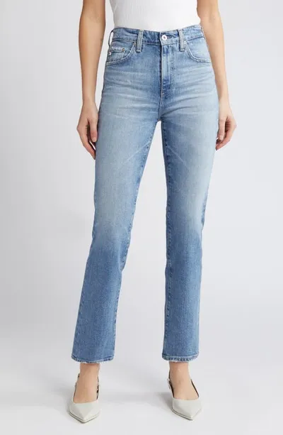 Ag Saige High Waist Straight Leg Jeans In Years Suburbia