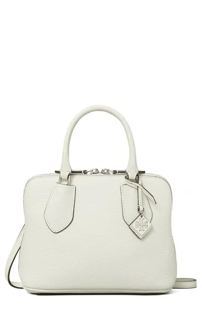 Tory Burch Mini Leather Swing Crossbody Bag In White