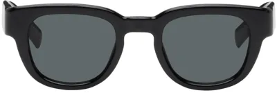 Saint Laurent Black Sl 675 Sunglasses In 001 Black