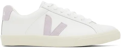 Veja Esplar Leather Sneakers In White