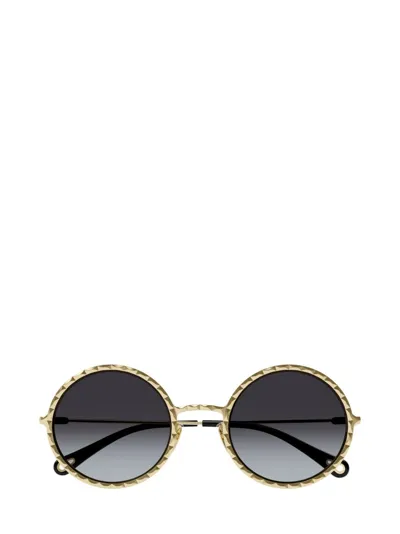 Chloé Eyewear Round In Gold